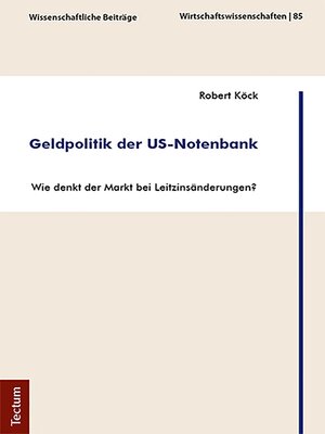 cover image of Geldpolitik der US-Notenbank